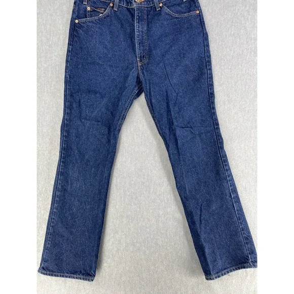 Vintage 94 Levis 517 Bootcut Dark Wash Orange Tab Jeans Men W36 L31 NWOT Look Nw